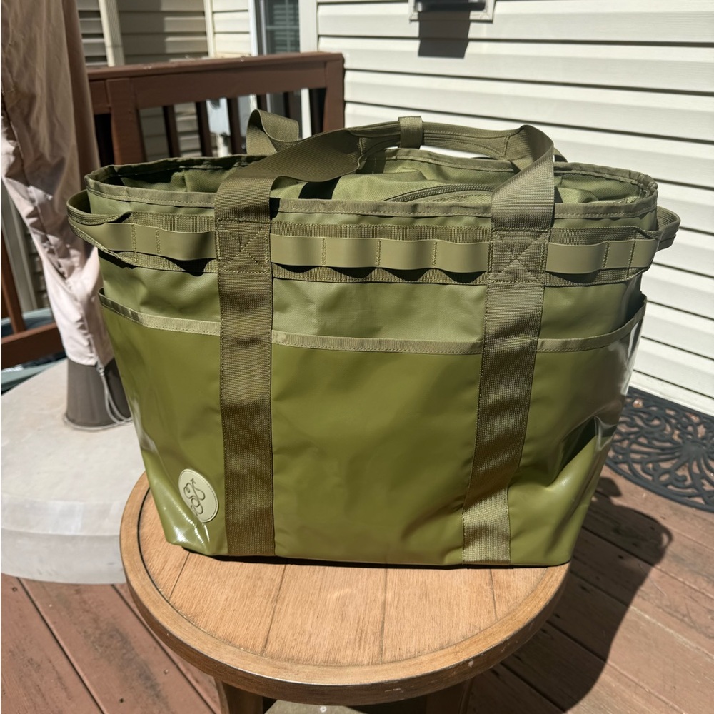 Baboon to the Moon Crocodile Green Tote Bag